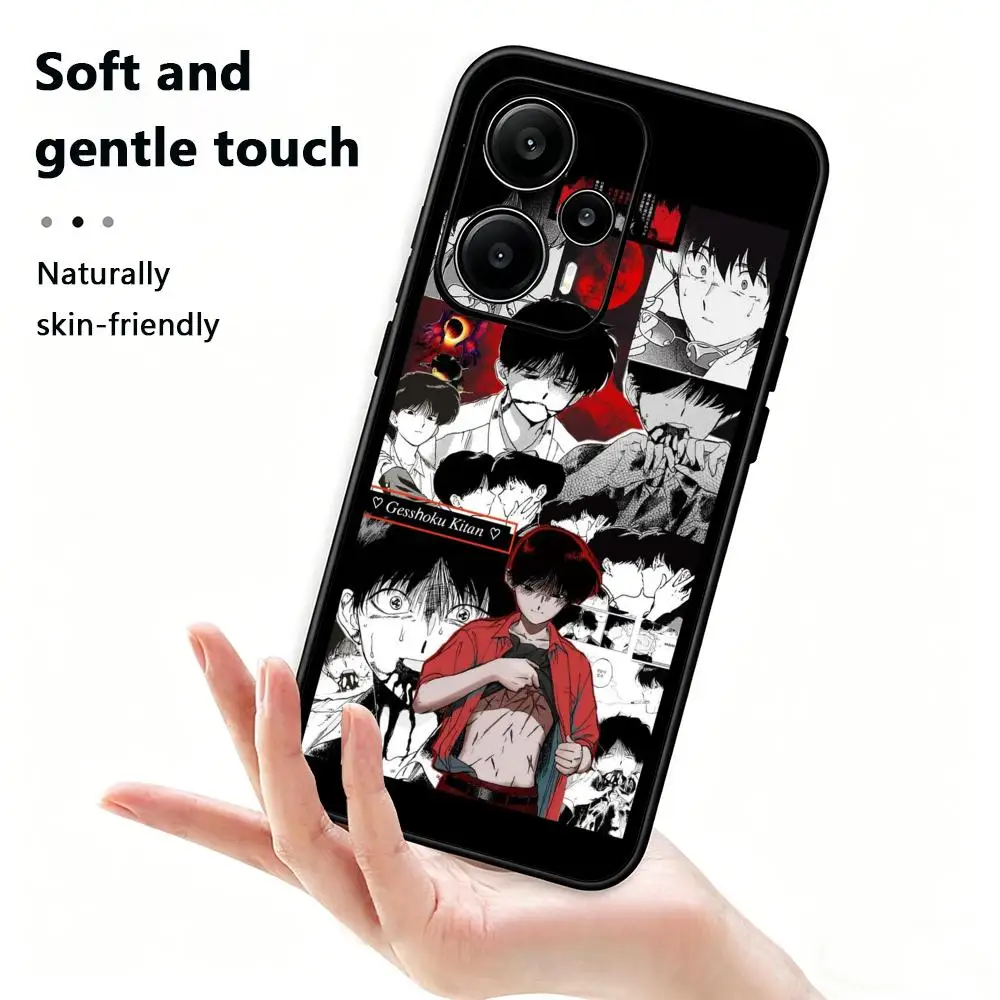 Anime Go For It Nakamura-kun Phone Case For Xiaomi Redmi Note 14 13 12 11 Pro Plus S 5G 14C A3 Soft Black Phone Cover view 2