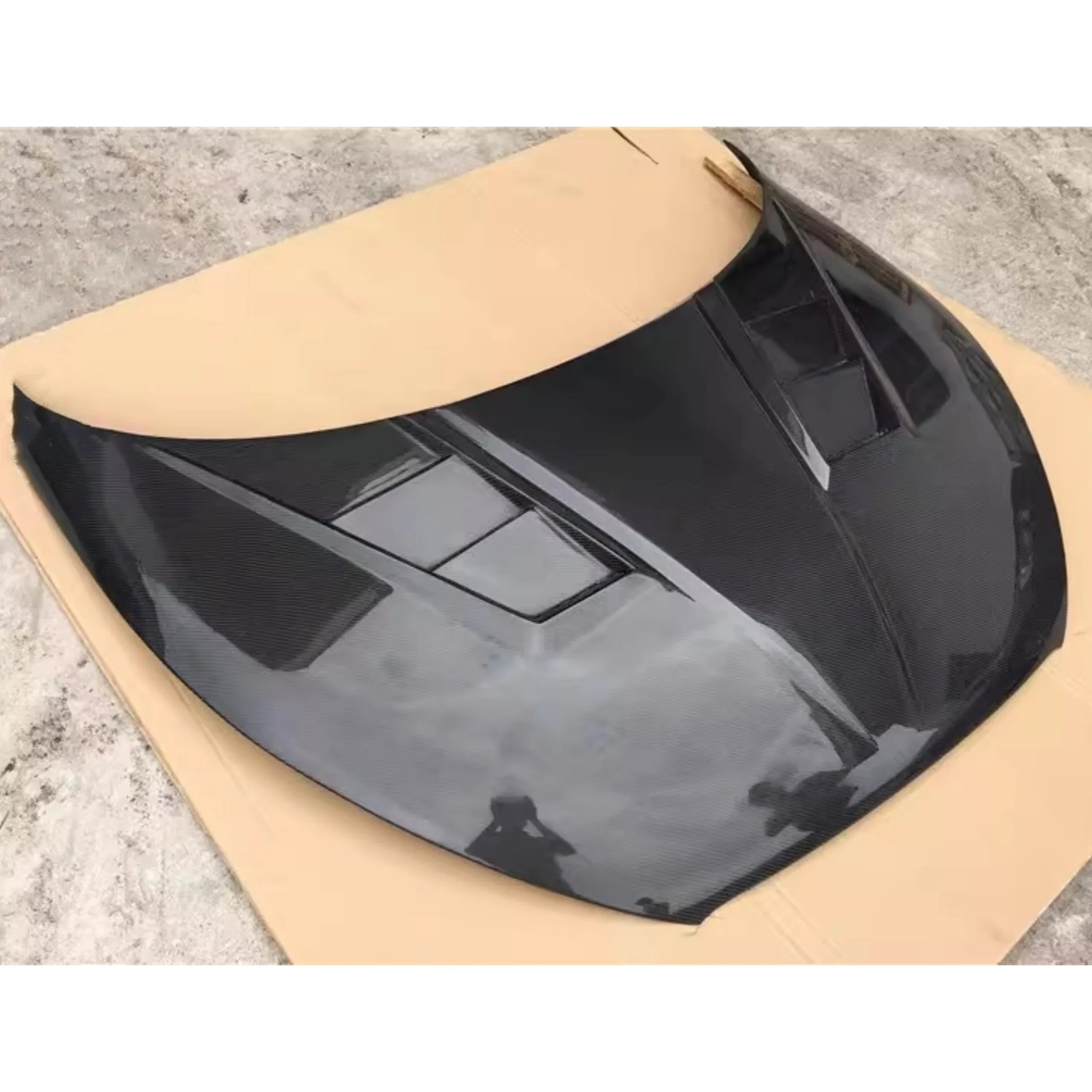 Carbon Fiber Engine Cover Hood For Hyundai Veloster Modified Bonnet Hood Scoop Body Kit Car Accessories