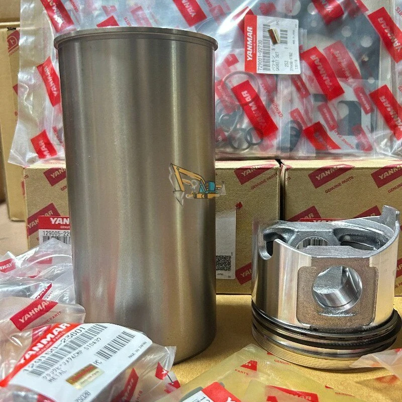 3TNV76 NV80 NV88 Sany Xugong Engine Piston Ring Cylinder Pad Four Matching Overhaul Kit Accessories