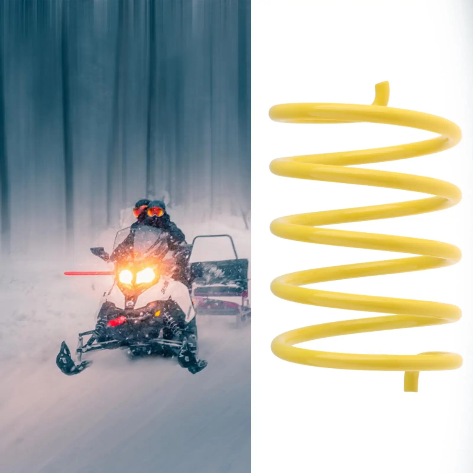 

Primary Drive Clutch Spring,0148-227 Accessories ,Easy to Install Professional Direct Replaces Yellow for Secondary