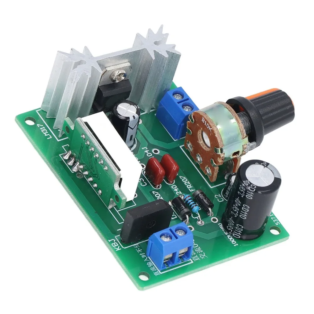 LM317 Voltage Regulator Module 1.25V‑28V Output DC 0V-30V /AC 0V-22V Input Power Regulator Module with Digital Voltage Display view 3
