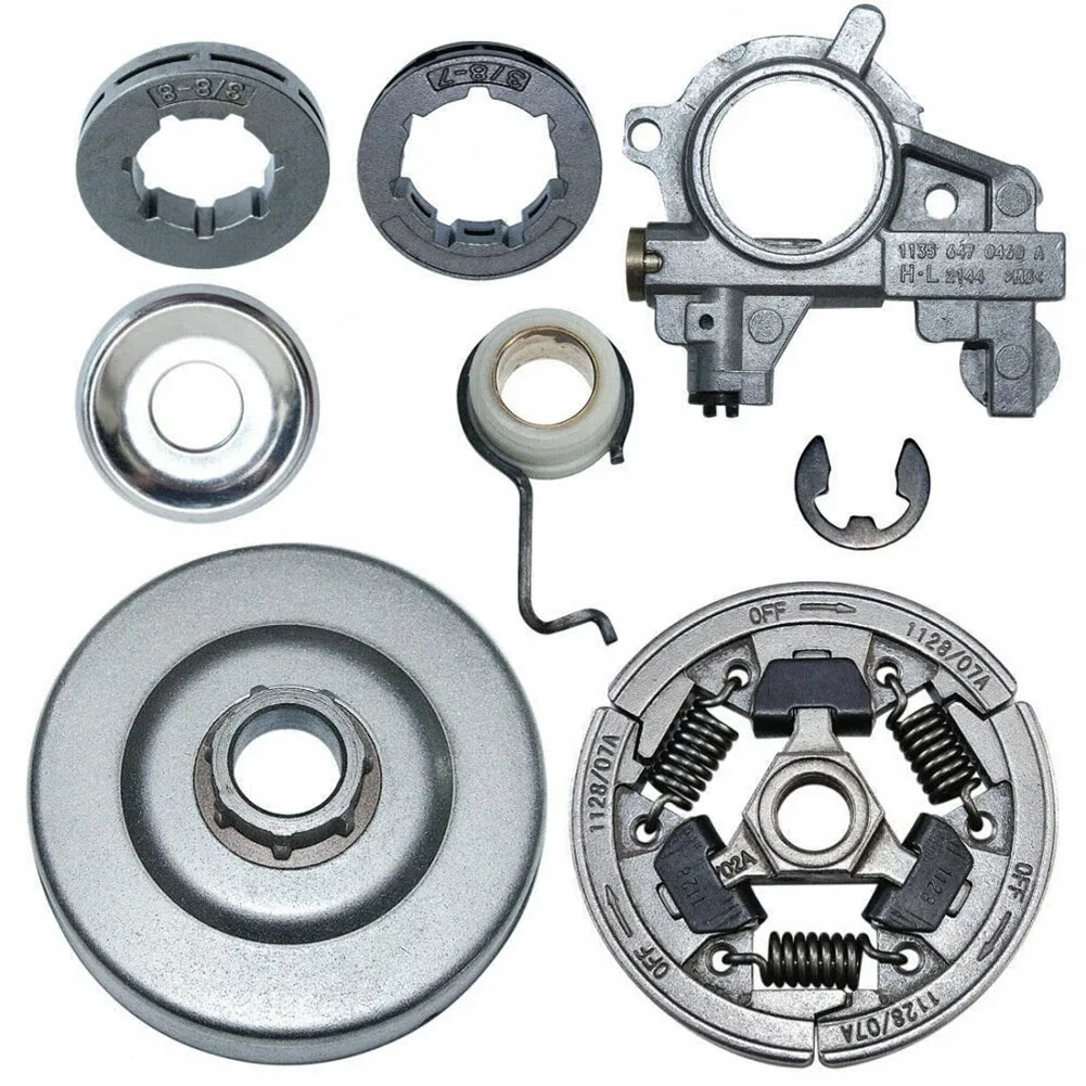 /Steel /Clutch /Drum Rim Sprocket Oil Pump Kit For SL MS361 044 046 MS440 MS460 Chainsaw Replacement Parts Accessories