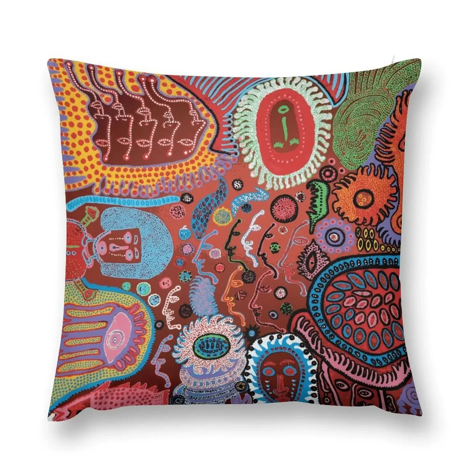 

yayoi kusama fungus Throw Pillow Decorative Cushions For Living Room Custom Cushion pillow