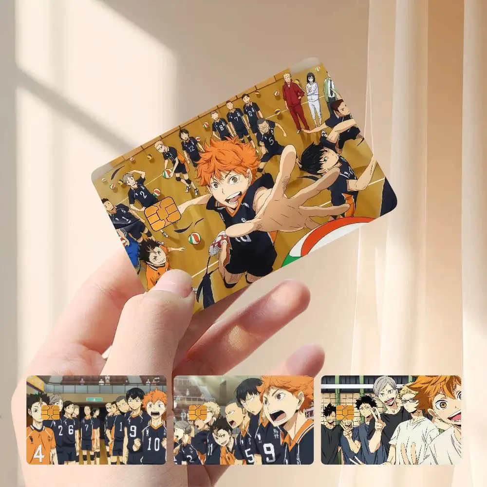 H-Haikyu Card Stickers Credit Card Protector Stickers Resist Scratches And Abrasions