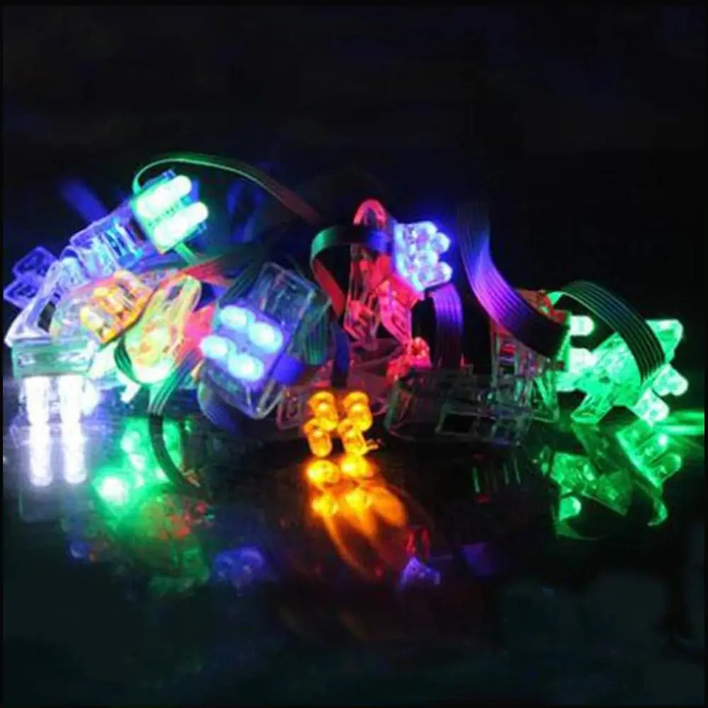 High Quality Multistyles Kite Flying Led Lamp Diy 20/28/36/48/56Heads Luminous Kite Edge Light Plastic Summer Accessories