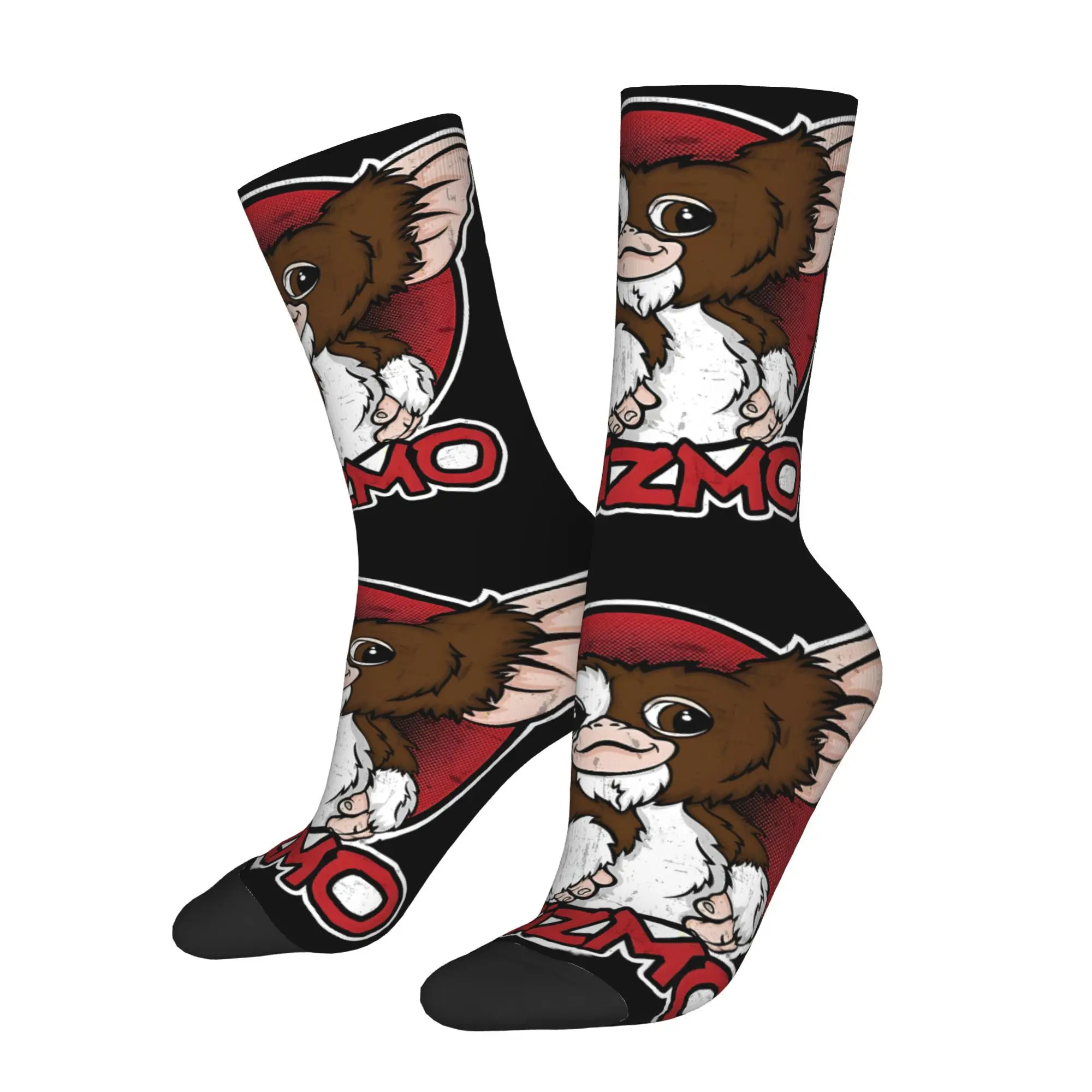 Heureux drôle hommes chaussettes Gremlin rétro Harajuku Hip Hop nouveauté équipage chaussette cadeau motif imprimé