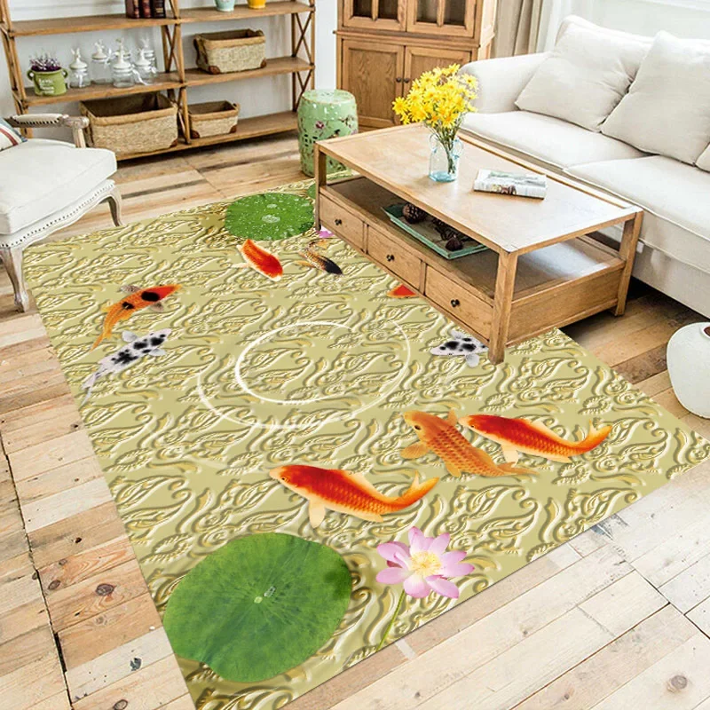 

Creativity 3D Pattern printing carpets for living room bedroom area rug coffee table non-slip large carpet child room tatami mat