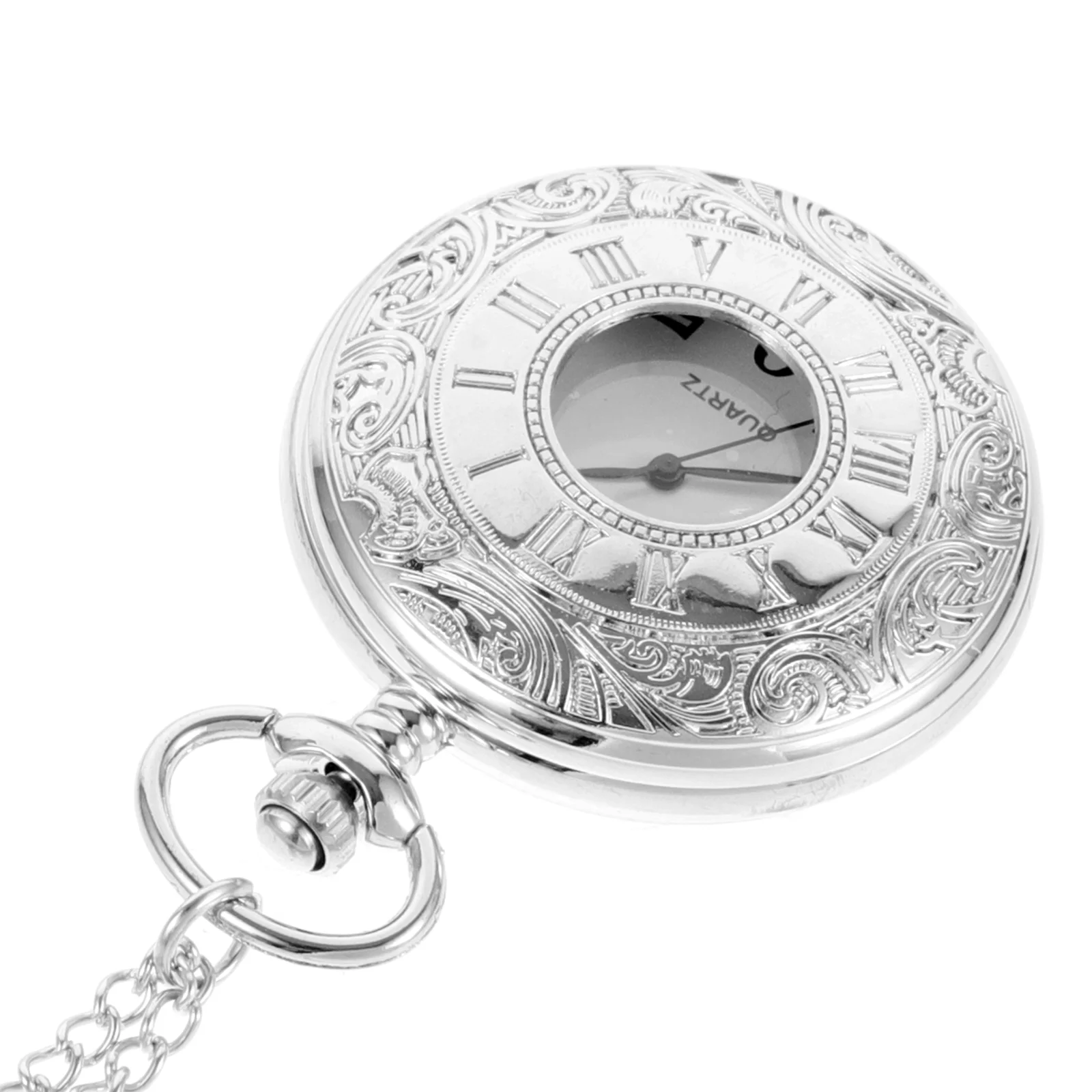 Roman Scale Pocket Watch Small Vintage Decorative Metal Classic Portable Plastic for Men