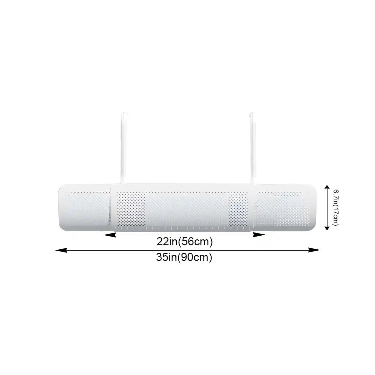 Wall-Mounted Air Outlet Baffle Anti-Direct Blowing Wind Deflector Hanging Conditioning Guide Cover Universal Windproof image 2
