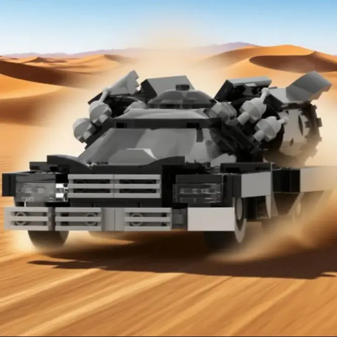 

287PCS MOC 1986 Crown Victoria Car Buildong Blocks Black Batmobile Super Car Model High-Tech Assembly Toys Boys Kids Xmas Gift