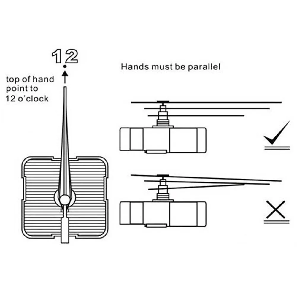 Accurate Clock Mechanism DIY Clock Parts Kit Home Decoration Silent And Accurate Timekeeping Versatile Application