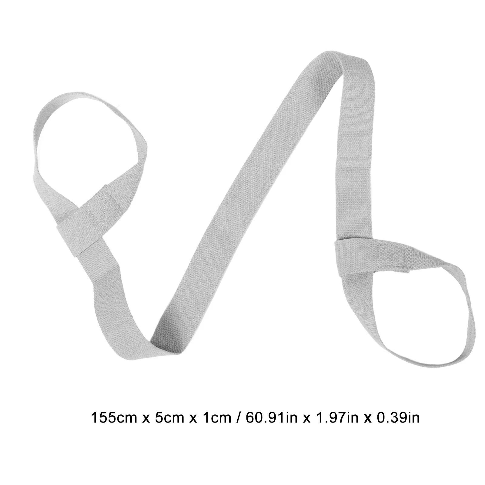 رمادي قابل للتعديل دائم النايلون اليوغا حصيرة حزام الناقل الرافعة لحمل تخزين الحصير اليوغا أحجام مختلفة حزام الناقل التزلج التمهيد