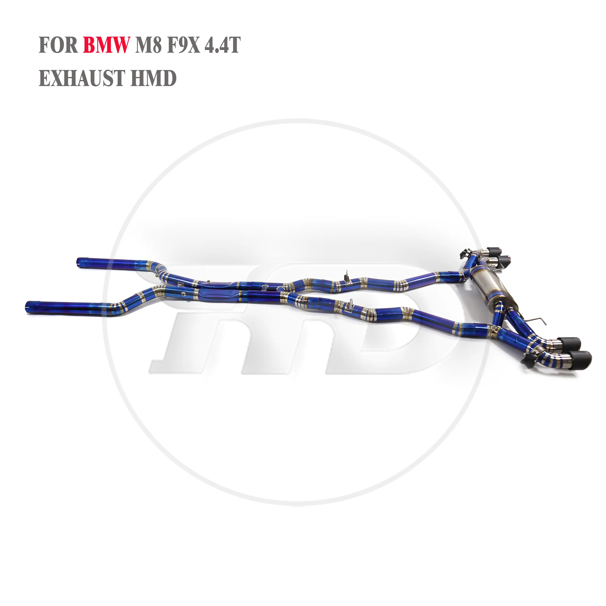 HMD Titanium Exhaust System Performance Catback For BMW M8 Muffler For Cars Modifity Variable Valve Pipe