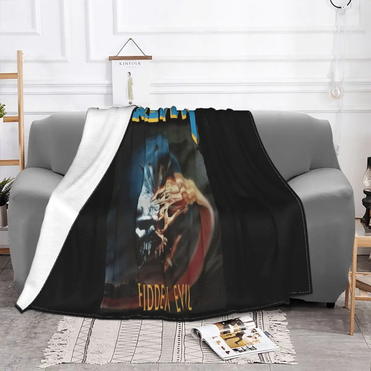 Forbidden Forbidden Evil88 Slayer Bostaph Thrash Vio Lence New Black High Quality Promotion Fashion Throw Blanket