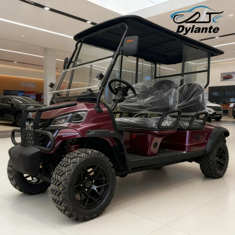 2025 شارع عربات الغولف القانونية نموذج جديد رفع الصيد بطارية ليثيوم 60/72 فولت عربة جولف كهربائية جميع التضاريس على الطرق الوعرة مركبة #1