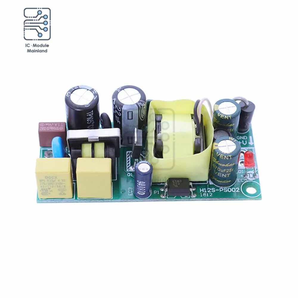 12V 500mA AC-DC Power Module AC110V 220V to 12V 0.5A Switching Power Supply Board Wide Input Voltage