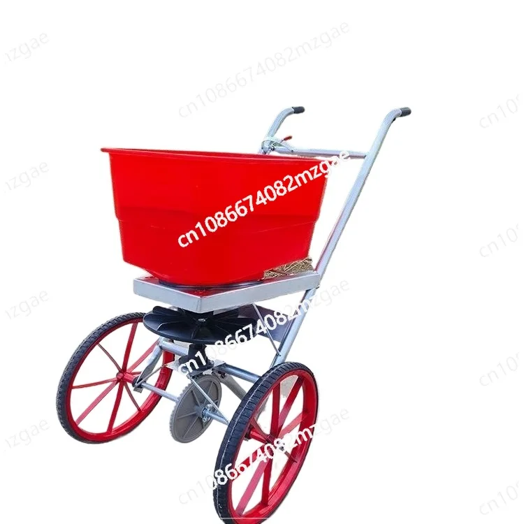 

Agricultural Manpower Hand Push Electric Automatic Fertilizer Spreading Locomotive Fertilization Topdressing Sowing Artifact