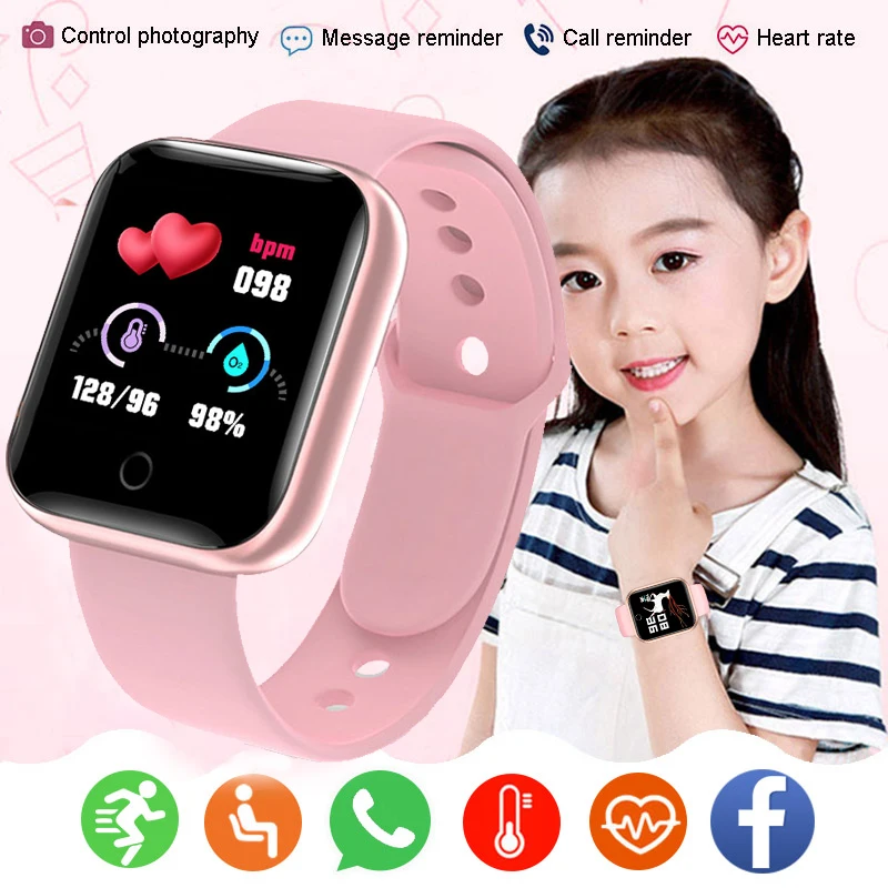 Child Smart Watch Kids Smartwatch For Girls Boys Sport Fitness Tracker Watch Smart Clock Waterproof Silicone Smart Watches reloj