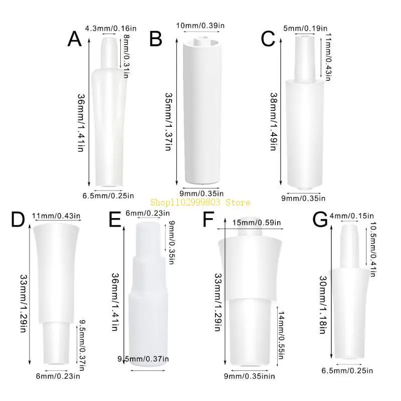موصل مضخة الثدي، محول توصيل أنبوب خرطوم استخراج الحليب لآلة حليب الأطفال، سهل التوصيل باللون الأبيض J0MF