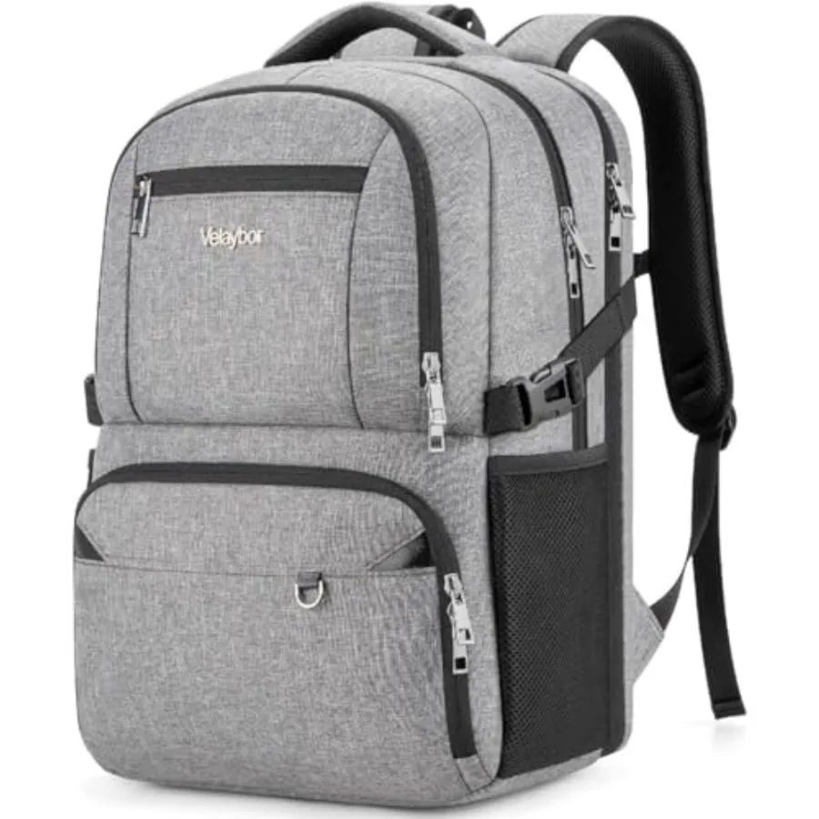 

Insulated Lunch Backpack Fit 17" Laptop Work Backpack with Lunch Box and USB Charging Port for Men and Women Water Resistant Co