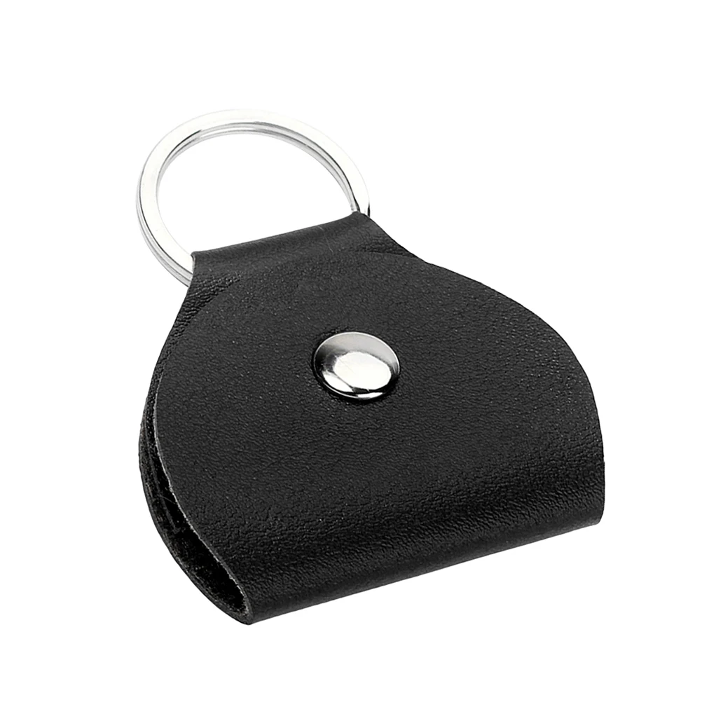 

1 pc Guitar Picks Holder Durable Bag for Storing Plectrums Key Ring Musical Instrument Accessory Guitar Pick Case