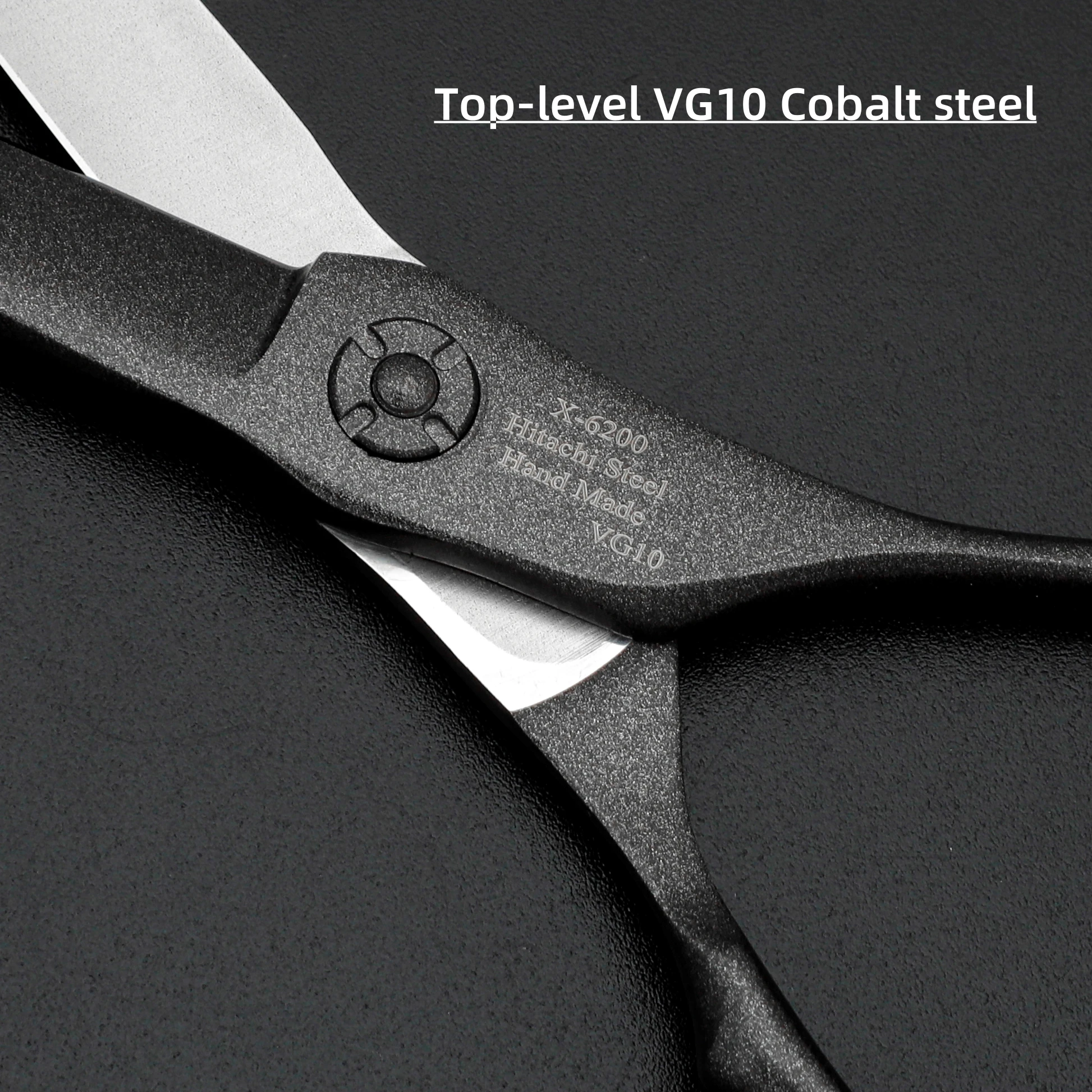MURASAKI VG10 Stahl Friseurscheren, 6,0 Zoll Effilierscheren, Ergonomisches Design Haarschneidewerkzeuge, Sehr Scharf und Langlebig – Detail 10