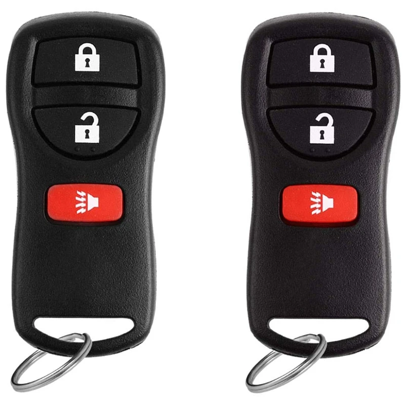 

2-ключевой для Nissan Frontier Murano Quest NV Pathfinder Xterra Versa, автомобильный пульт дистанционного управления без ключа для KBRASTU15