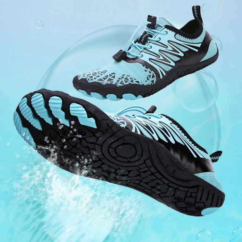 EOCENE Men Women Barefoot Outdoor Sports Aqua Shoes Quick-drying Beach Swimming Fitness Wading Hiking Cycling Water Sneakers