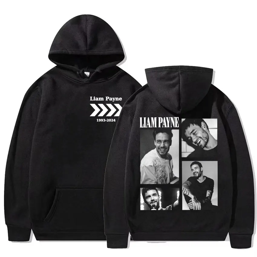 Rest in Peace Liam Payne RIP Tribute Hoodies Fans Gift Unisex Fashion Hip Hop Street Sweatshirt Men Casual Fleece Vintage Hoodie