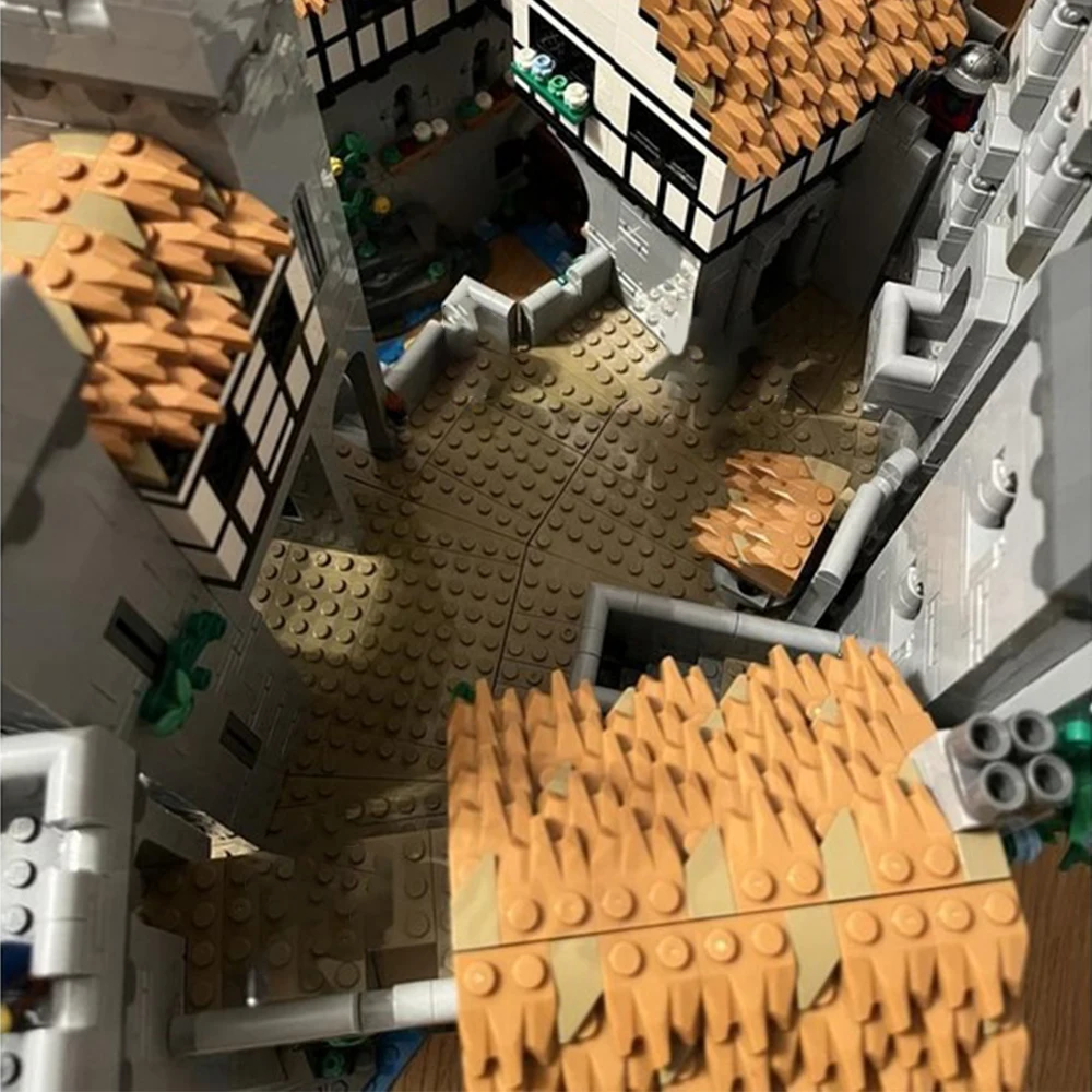 새로운 MOC 블록 사자 기사 성 확장 모델 빌딩 시리즈 창의적인 성인 컬렉션 장난감 생일 선물 12988PCS