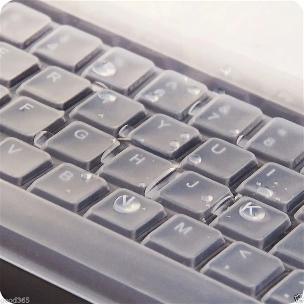 

Universal Computer Transparent Silicone Clear Dust-Proof Keyboard Skin Protector Protective Film Keyboard Cover Keyboard Film