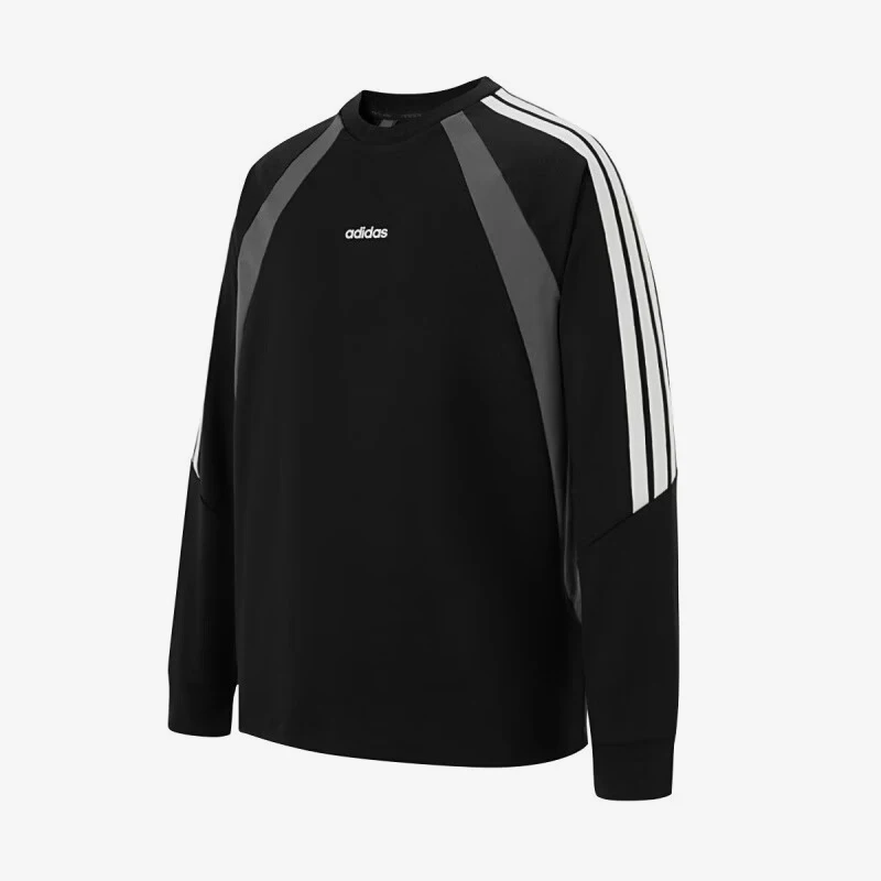 Adidas genuine spring and autumn retro sports casual daily long sleeved T-shirt for men and women KG7145