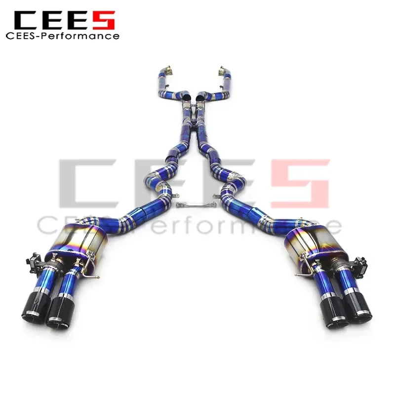 cees Catback Exhaust Pipes System Downpipe For BMW M5 F10/F15 4.4T 2012-2016 Racing Escape Exhaust Pipe Muffler car accessories