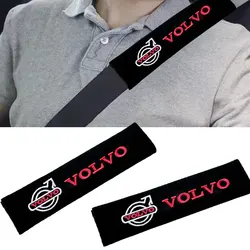 Car Seat Belt Cotton Safety Belt Shoulder Protector Cover Car Goods For Volvo Xc90 S60 S80 Xc60 Xc70 Xc90 Fh V50 S40 C30 S90 V40