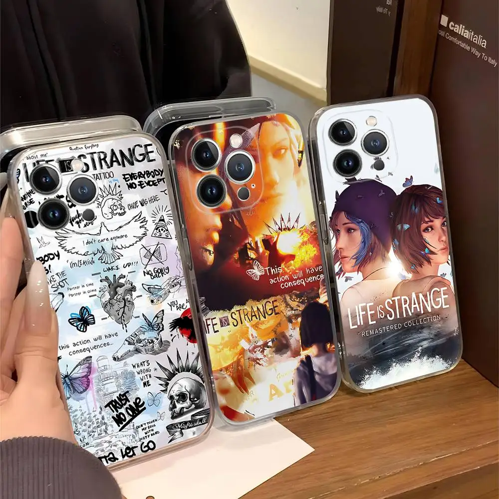 

Retro Anime L-Life Is Strange Fit For IPhone 16 15 Promax Phone Case IPhone 14 11 12 High End 13 Pro Silicone