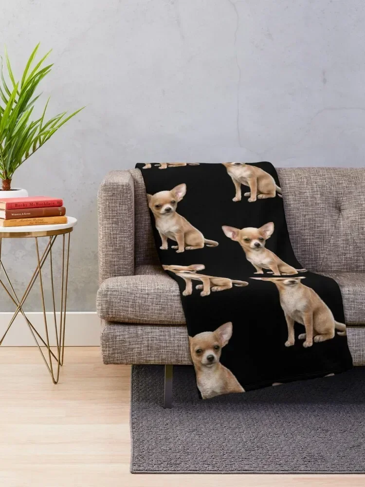 Chihuahua Throw Blanket For Decorative Sofa Giant Sofa bed plaid Personalized Gift Blankets