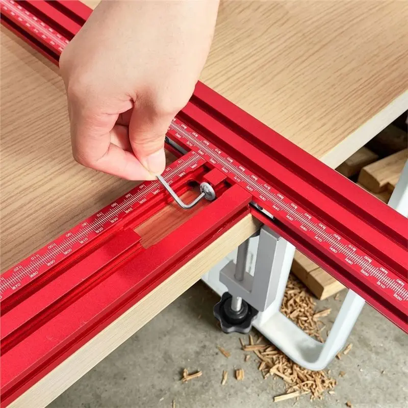 NEW|A47U Adjustable Woodworking Guide Rail-800Mm 1Set-Suitable For Trimming, Routing, Grooving, And Carving, For Circular Saws