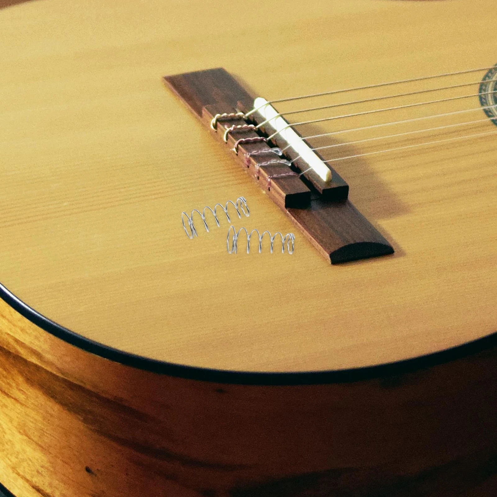 

10 Pcs Electric Bridge Springs 12x6.5 4.5 Tower Shaped Tension Replacement for Bass Pickup Adjustment Repair Accessory Guitar