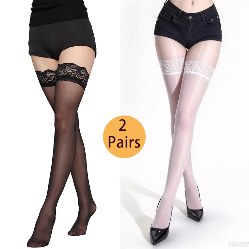 Women Sexy Floral Lace Sheer Multiple Colors Stockings JK Style Fashion Versatile High Elasticity Smooth Slim Long Socking