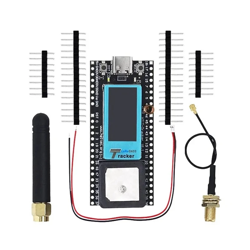 Lora Wireless Tracker ESP32 Lora Meshtastic Asset Tracker SX1262 Wi-Fi Bluetooth GPS Tracker 863-928MHZ สําหรับจักรยานรถ