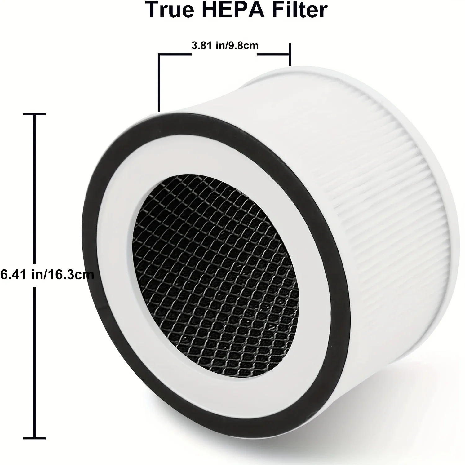 2-Pack True Replacement HEPA Filter Compatible with Afloia Fillo/Halo/Mooka Allo, 3-in-1 H13 True HEPA Filter for Fillo filter,