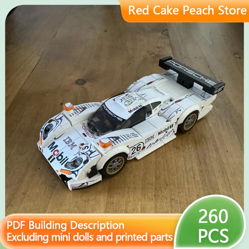 

Speed Racing Car Model MOC Building Bricks Classic WEC IMSA Le Mans Modular Technology Children Holiday Gifts Assemble Toys Suit