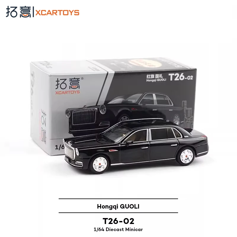 

XCARTOYS T26-02 Red Flag National Gift - Черная модель автомобиля из сплава, игрушка