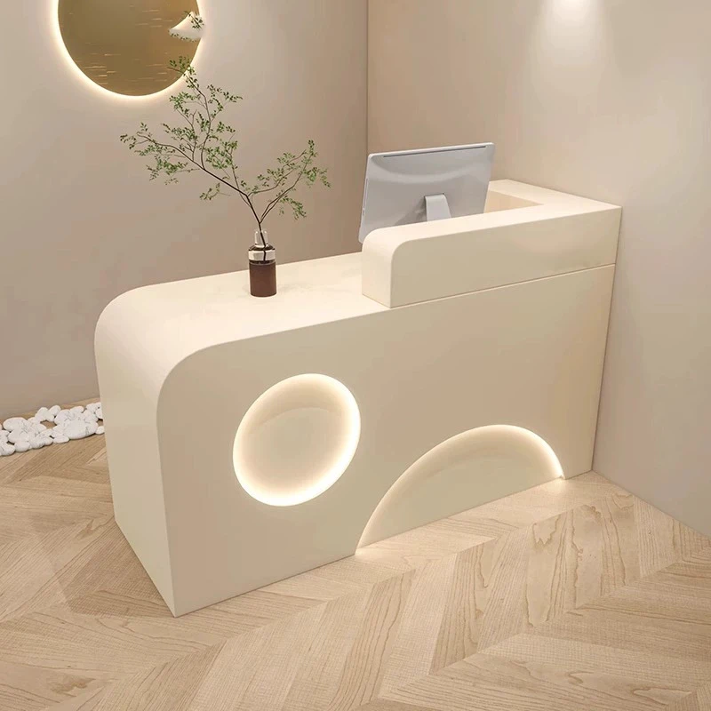 

Уникальные промышленные ресепшн-стойки Corner Beauty с LED-подсветкой для салонов и магазинов, модная мебель