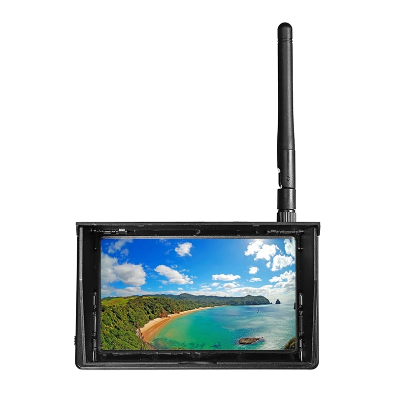 5.8G 48CH 4.3 Inch LCD 480X272 16:9 NTSC/PAL FPV Monitor Auto Search With OSD Build-In Battery For RC Drone