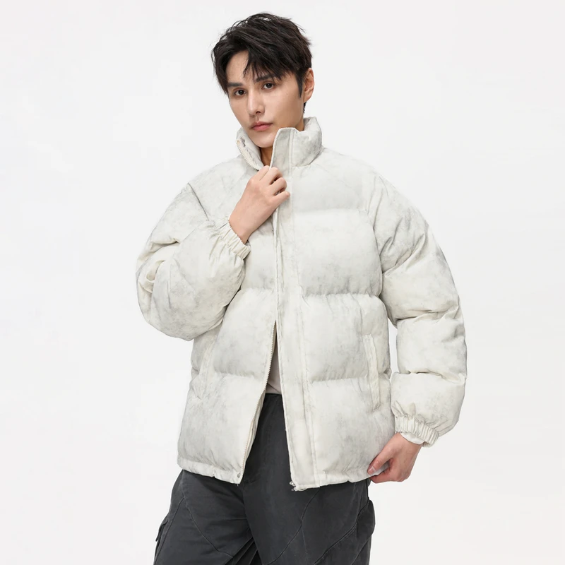 

GIOIOMen's cotton clothes，2025Autumn and Winter New High Quality Stand Collar Thickened Warm Casual Cotton Padded Jacket Coat