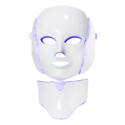 7 Colors Led Photon Electric LED Facial Mask with Neck Skin Rejuvenation Anti Wrinkle Acne Photon Therapy Skin Care Beauty Mask