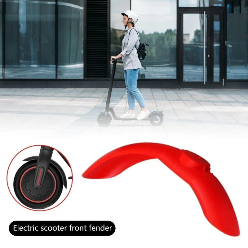 Electric Scooter Front Black Plastic Mudguard Splash Guard Wheel Cover for M365