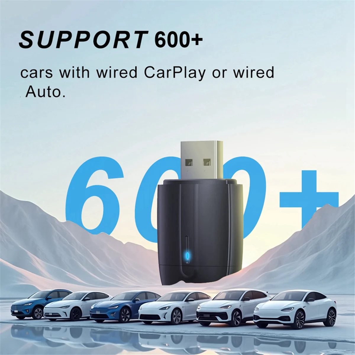 Pop 2-in-1 Dual Interface Wireless CarPlay/Android Auto Wireless Super Deal Universal