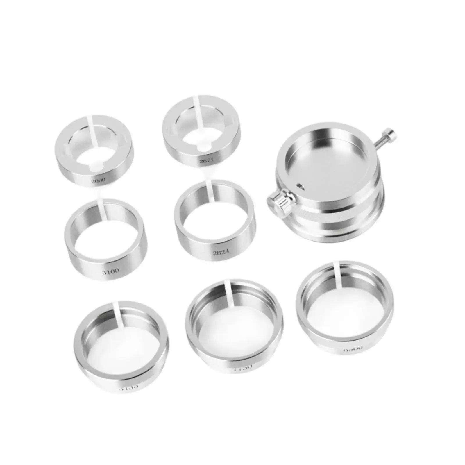 8Pcs Watch Movement Holder Kit Maintenance Set Multifunction Repair Convenient Maintenance Stand Fixing Base for 8500 7750